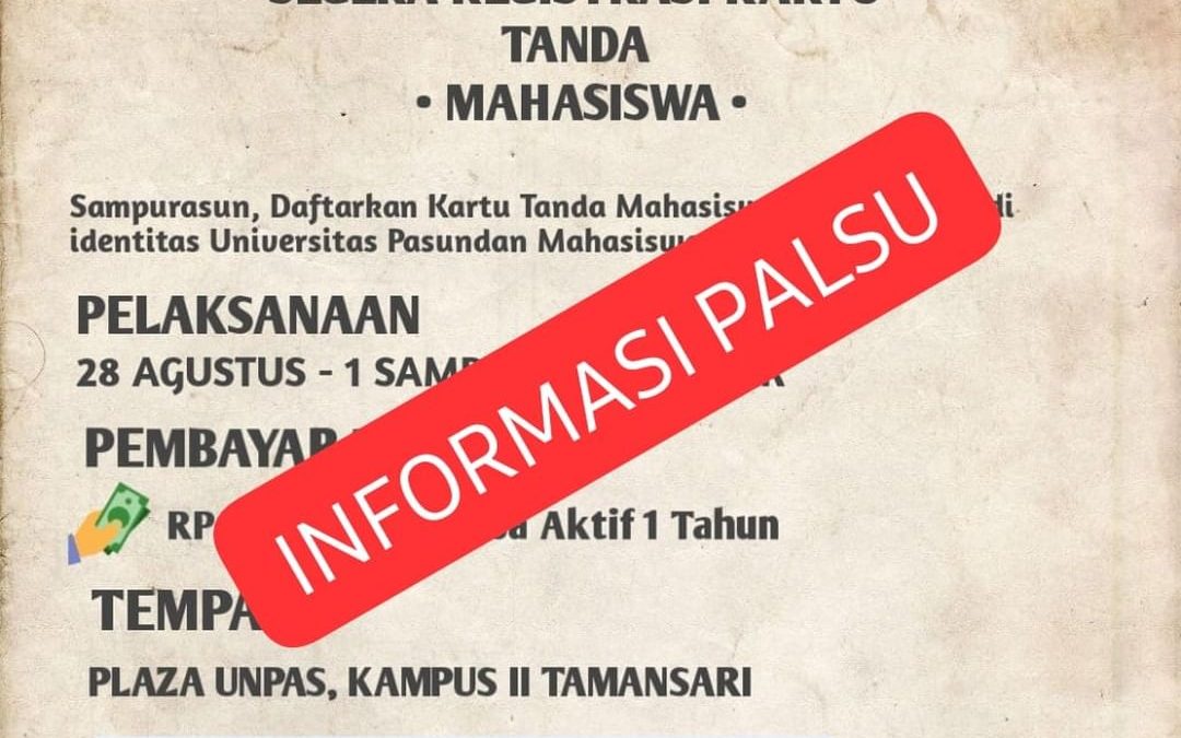 Hati-Hati Informasi Palsu