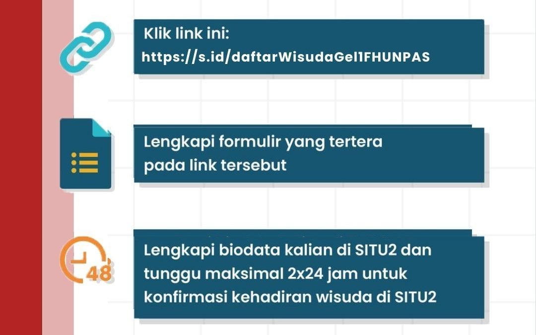 Tata Cara Pendaftaran Wisuda Gelombang I Tahun Akademik 2024/2025